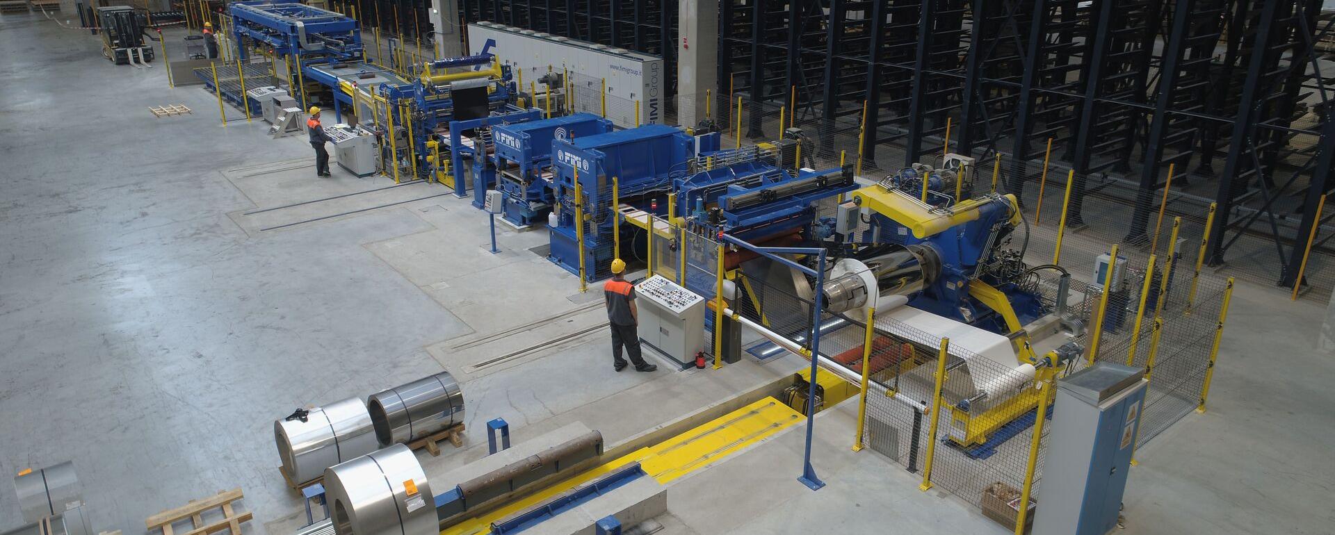 Cut-To-Length line - line for production of sheets from stainless steel and aluminium coils